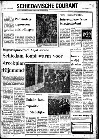 Rotterdamsch Nieuwsblad / Schiedamsche Courant / Rotterdams Dagblad / Waterweg / Algemeen Dagblad 1973-02-12