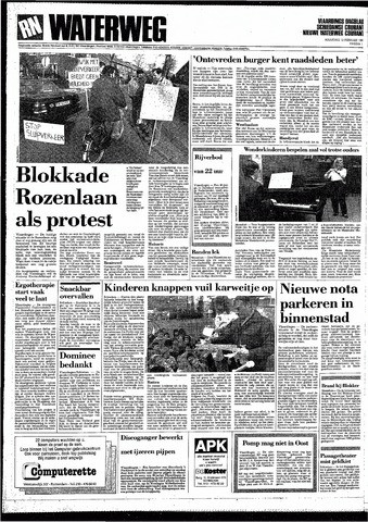 Rotterdamsch Nieuwsblad / Schiedamsche Courant / Rotterdams Dagblad / Waterweg / Algemeen Dagblad 1989-02-13