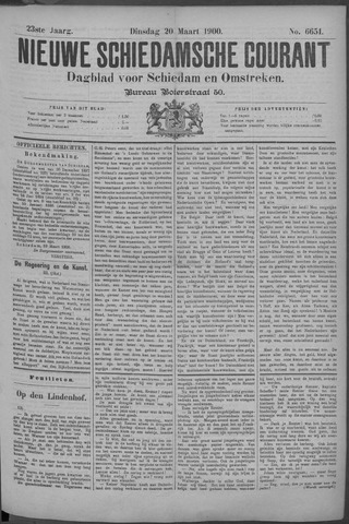 Nieuwe Schiedamsche Courant 1900-03-20