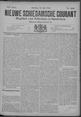 Nieuwe Schiedamsche Courant 1894-07-24