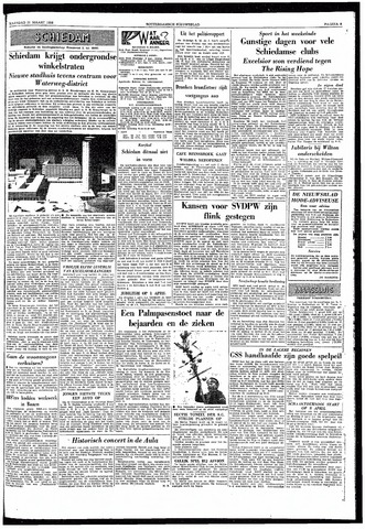 Rotterdamsch Nieuwsblad / Schiedamsche Courant / Rotterdams Dagblad / Waterweg / Algemeen Dagblad 1958-03-31