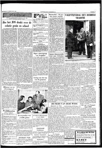 Rotterdamsch Nieuwsblad / Schiedamsche Courant / Rotterdams Dagblad / Waterweg / Algemeen Dagblad 1960-02-13