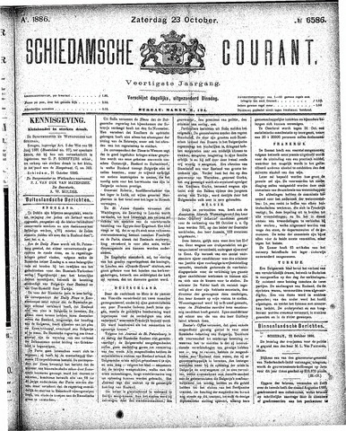 Schiedamsche Courant 1886-10-23