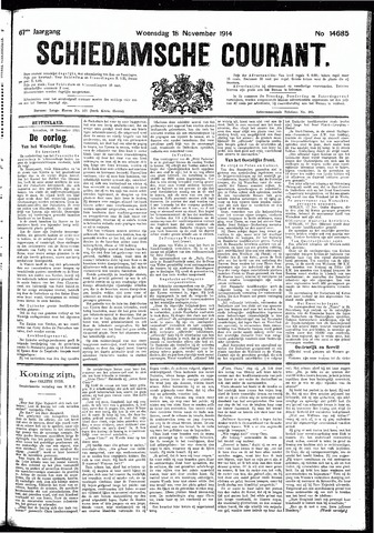 Schiedamsche Courant 1914-11-18