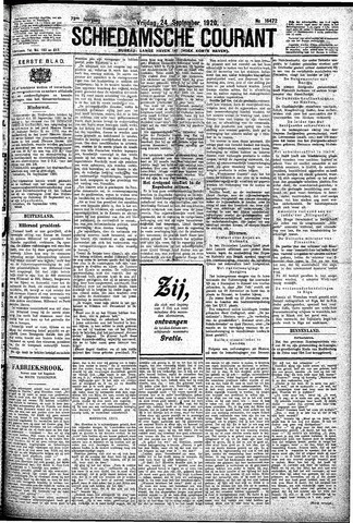 Schiedamsche Courant 1920-09-24