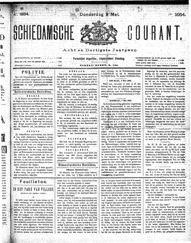 Schiedamsche Courant 1884-05-08