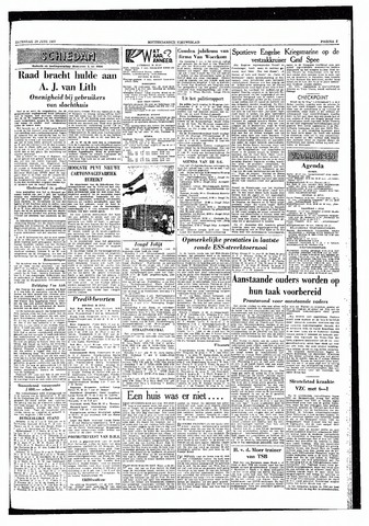 Rotterdamsch Nieuwsblad / Schiedamsche Courant / Rotterdams Dagblad / Waterweg / Algemeen Dagblad 1957-06-29