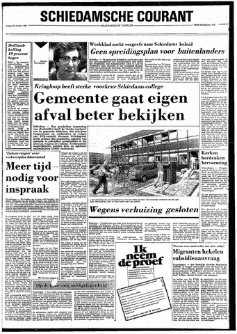 Rotterdamsch Nieuwsblad / Schiedamsche Courant / Rotterdams Dagblad / Waterweg / Algemeen Dagblad 1981-10-30