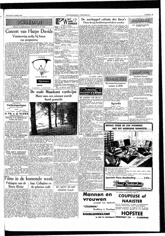 Rotterdamsch Nieuwsblad / Schiedamsche Courant / Rotterdams Dagblad / Waterweg / Algemeen Dagblad 1957-04-05