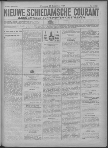 Nieuwe Schiedamsche Courant 1927-12-28