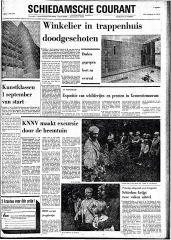 Rotterdamsch Nieuwsblad / Schiedamsche Courant / Rotterdams Dagblad / Waterweg / Algemeen Dagblad 1972-07-07