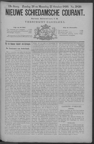 Nieuwe Schiedamsche Courant 1890-10-27