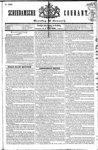 Schiedamsche Courant 1854-01-23
