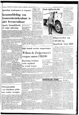 Rotterdamsch Nieuwsblad / Schiedamsche Courant / Rotterdams Dagblad / Waterweg / Algemeen Dagblad 1969-05-17