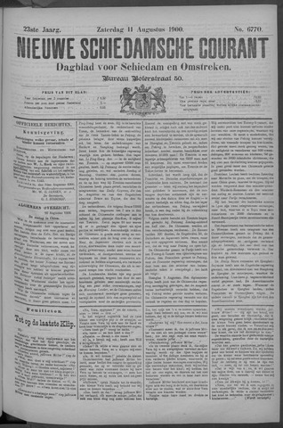 Nieuwe Schiedamsche Courant 1900-08-11