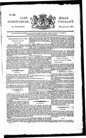 Algemeene Schiedamsche Courant 1810-01-15