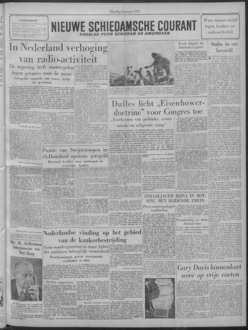 Nieuwe Schiedamsche Courant 1957-01-08