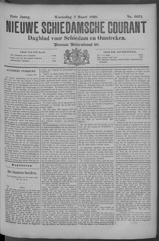 Nieuwe Schiedamsche Courant 1898-03-02