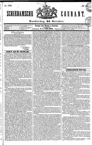 Schiedamsche Courant 1854-10-26