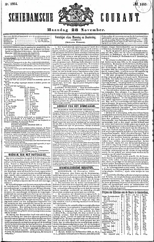 Schiedamsche Courant 1864-11-28