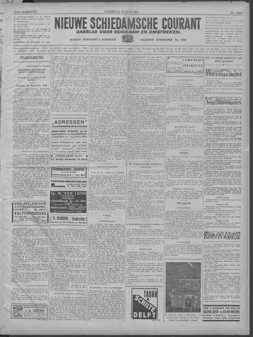 Nieuwe Schiedamsche Courant 1934-06-30