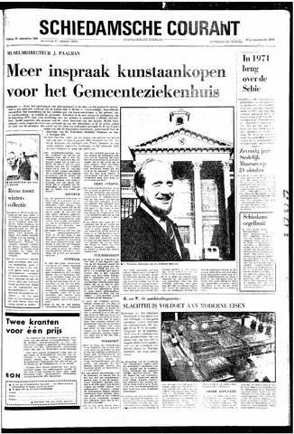 Rotterdamsch Nieuwsblad / Schiedamsche Courant / Rotterdams Dagblad / Waterweg / Algemeen Dagblad 1969-09-26