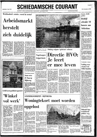 Rotterdamsch Nieuwsblad / Schiedamsche Courant / Rotterdams Dagblad / Waterweg / Algemeen Dagblad 1973-04-12