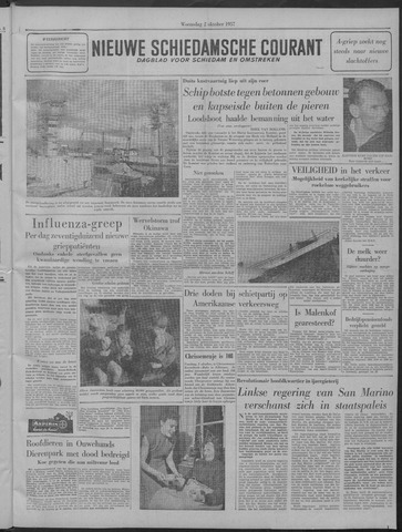 Nieuwe Schiedamsche Courant 1957-10-02