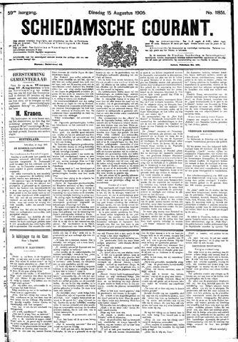 Schiedamsche Courant 1905-08-15