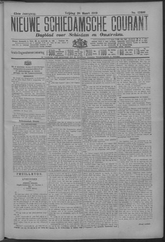 Nieuwe Schiedamsche Courant 1919-03-28