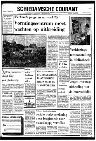 Rotterdamsch Nieuwsblad / Schiedamsche Courant / Rotterdams Dagblad / Waterweg / Algemeen Dagblad 1972-11-01
