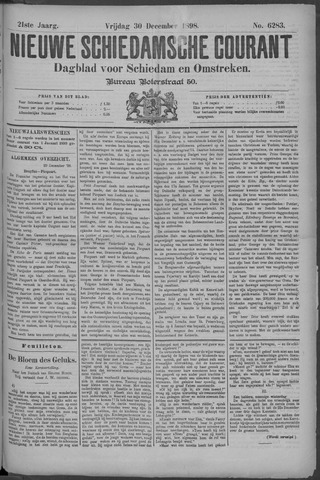 Nieuwe Schiedamsche Courant 1898-12-30