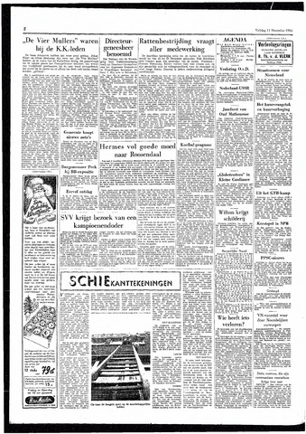 Rotterdamsch Parool / De Schiedammer 1953-12-11