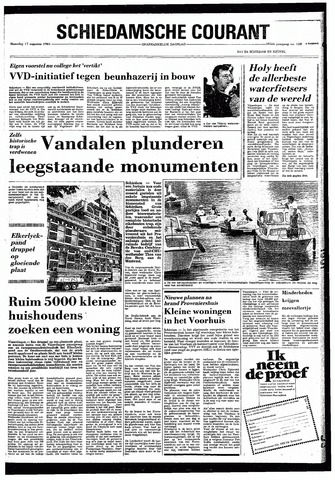 Rotterdamsch Nieuwsblad / Schiedamsche Courant / Rotterdams Dagblad / Waterweg / Algemeen Dagblad 1981-08-17