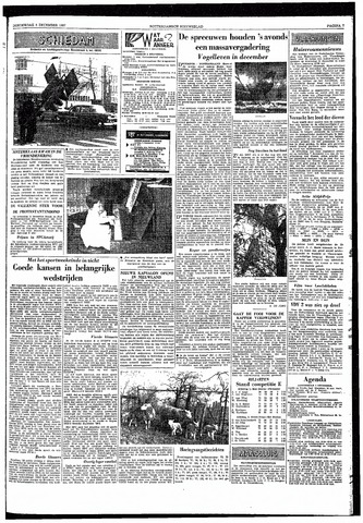 Rotterdamsch Nieuwsblad / Schiedamsche Courant / Rotterdams Dagblad / Waterweg / Algemeen Dagblad 1957-12-05