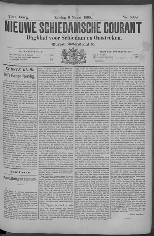 Nieuwe Schiedamsche Courant 1898-03-06