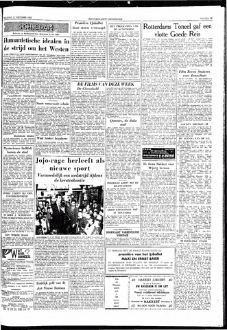Rotterdamsch Nieuwsblad / Schiedamsche Courant / Rotterdams Dagblad / Waterweg / Algemeen Dagblad 1958-10-17