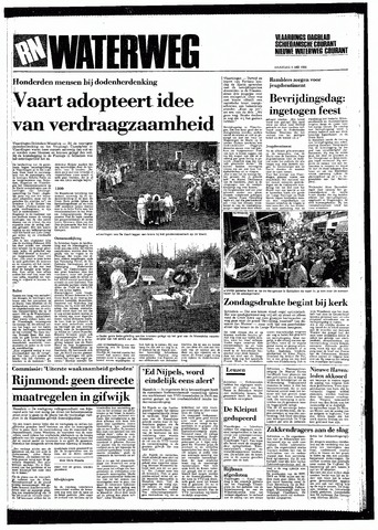 Rotterdamsch Nieuwsblad / Schiedamsche Courant / Rotterdams Dagblad / Waterweg / Algemeen Dagblad 1985-05-06