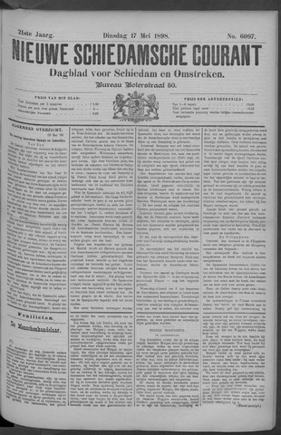 Nieuwe Schiedamsche Courant 1898-05-17