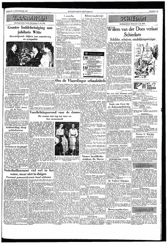 Rotterdamsch Nieuwsblad / Schiedamsche Courant / Rotterdams Dagblad / Waterweg / Algemeen Dagblad 1957-09-17