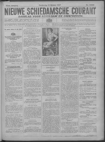 Nieuwe Schiedamsche Courant 1927-10-13