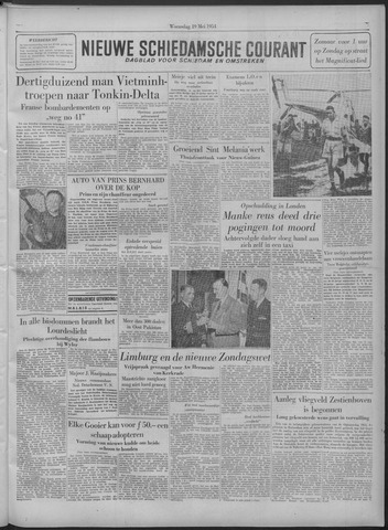Nieuwe Schiedamsche Courant 1954-05-19