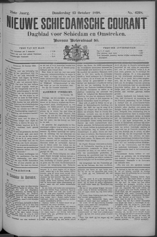 Nieuwe Schiedamsche Courant 1898-10-13