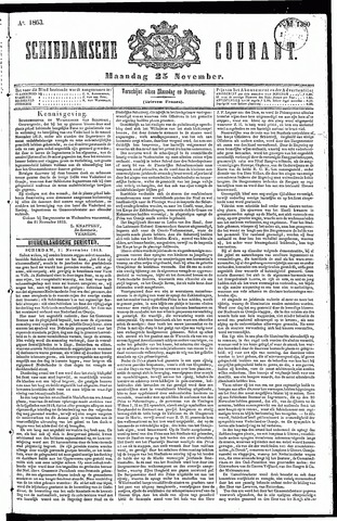 Schiedamsche Courant 1863-11-23