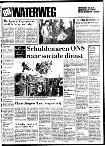 Rotterdamsch Nieuwsblad / Schiedamsche Courant / Rotterdams Dagblad / Waterweg / Algemeen Dagblad 1983-04-11