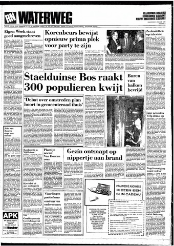 Rotterdamsch Nieuwsblad / Schiedamsche Courant / Rotterdams Dagblad / Waterweg / Algemeen Dagblad 1989-01-09
