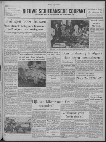 Nieuwe Schiedamsche Courant 1957-06-11