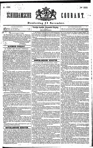 Schiedamsche Courant 1869-11-11