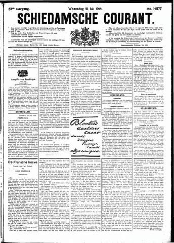 Schiedamsche Courant 1914-07-15