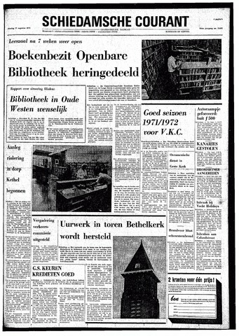 Rotterdamsch Nieuwsblad / Schiedamsche Courant / Rotterdams Dagblad / Waterweg / Algemeen Dagblad 1972-08-15